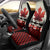 Canada Flag Car Seat Cover Maple Leaf & Plaid Pattern Design