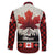 Canada Flag Family Matching Short Sleeve Bodycon Dress and Hawaiian Shirt Maple Leaf & Plaid Pattern Design