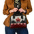 Canada Flag Shoulder Handbag Maple Leaf & Plaid Pattern Design