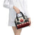 Canada Flag Shoulder Handbag Maple Leaf & Plaid Pattern Design