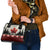 Canada Flag Shoulder Handbag Maple Leaf & Plaid Pattern Design