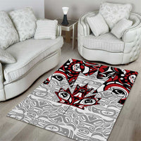 Canada Area Rug Haida Art-Inspired Pattern Design