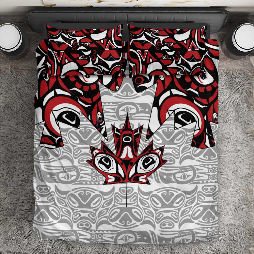Canada Bedding Set Haida Art-Inspired Pattern Design