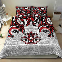 Canada Bedding Set Haida Art-Inspired Pattern Design