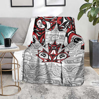 Canada Blanket Haida Art-Inspired Pattern Design