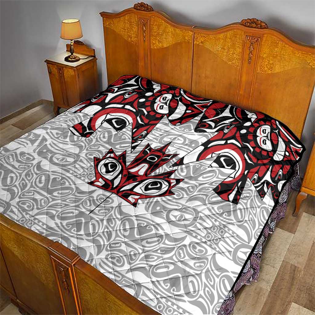 Canada Quilt Haida Art-Inspired Pattern Design