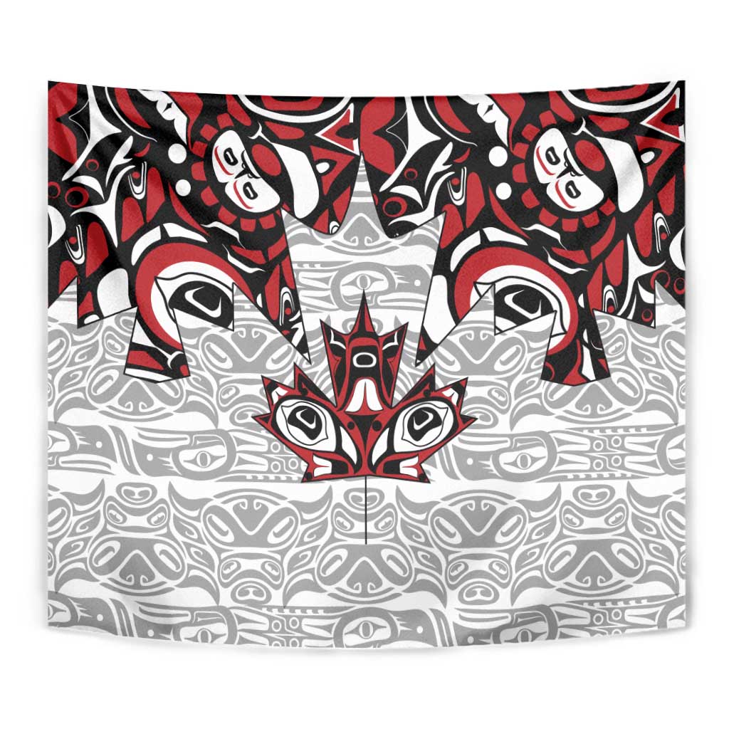 Canada Tapestry Haida Art-Inspired Pattern Design