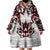 Canada Wearable Blanket Hoodie Haida Art-Inspired Pattern Design