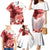 Canada Flag Family Matching Mermaid Dress and Hawaiian Shirt Caribou Design with National Symbol