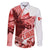 Canada Flag Family Matching Mermaid Dress and Hawaiian Shirt Caribou Design with National Symbol