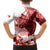 Canada Flag Family Matching Puletasi and Hawaiian Shirt Caribou Design with National Symbol
