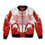 Canada Flag Bomber Jacket National Map & Symbolic Design