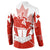 Canada Flag Button Sweatshirt National Map & Symbolic Design