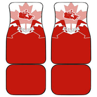 Canada Flag Car Mats National Map & Symbolic Design