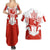 Canada Flag Couples Matching Summer Maxi Dress and Hawaiian Shirt National Map & Symbolic Design