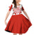 Canada Flag Family Matching Off Shoulder Short Dress and Hawaiian Shirt National Map & Symbolic Design