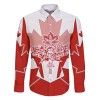 Canada Flag Family Matching Puletasi and Hawaiian Shirt National Map & Symbolic Design