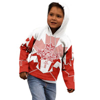 Canada Flag Kid Hoodie National Map & Symbolic Design