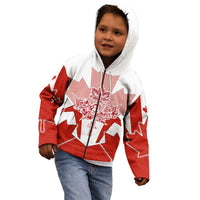 Canada Flag Kid Hoodie National Map & Symbolic Design