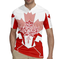 Canada Flag Rugby Jersey National Map & Symbolic Design