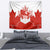 Canada Flag Tapestry National Map & Symbolic Design