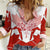 Canada Flag Women Casual Shirt National Map & Symbolic Design
