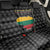 Lithuania Map Combined with National Coat of Arms Back Car Seat Cover Patriotic Design