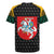 Lithuania Map Combined with National Coat of Arms Rugby Jersey Patriotic Design