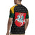 Lithuania Map Combined with National Coat of Arms Rugby Jersey Patriotic Design
