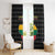 Lithuania Map Combined with National Coat of Arms Window Curtain Patriotic Design
