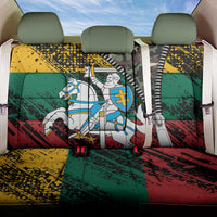 Lithuania's National Emblem Back Car Seat Cover with Military Motifs - Army-Inspired Design