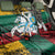 Lithuania's National Emblem Back Car Seat Cover with Military Motifs - Army-Inspired Design