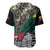 Lithuania's National Emblem Baseball Jersey with Military Motifs - Army-Inspired Design