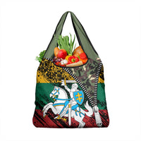 Lithuania's National Emblem Grocery Bag with Military Motifs - Army-Inspired Design