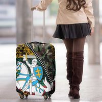 Lithuania's National Emblem Luggage Cover with Military Motifs - Army-Inspired Design