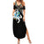 Lithuania's National Emblem Summer Maxi Dress with Military Motifs - Army-Inspired Design