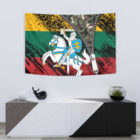 Lithuania's National Emblem Tapestry with Military Motifs - Army-Inspired Design