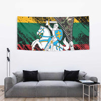 Lithuania's National Emblem Tapestry with Military Motifs - Army-Inspired Design