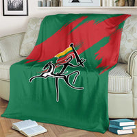 Lithuania Emblem Blanket National Symbol with Traditional Patterns