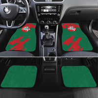 Lithuania Emblem Car Mats National Symbol with Traditional Patterns