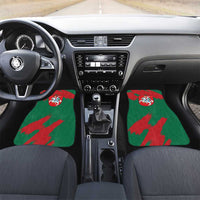 Lithuania Emblem Car Mats National Symbol with Traditional Patterns