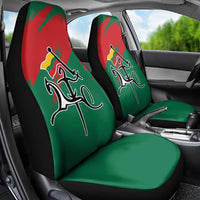 Lithuania Emblem Car Seat Cover National Symbol with Traditional Patterns