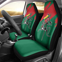 Lithuania Emblem Car Seat Cover National Symbol with Traditional Patterns
