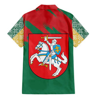 Lithuania Emblem Family Matching Mermaid Dress and Hawaiian Shirt National Symbol with Traditional Patterns
