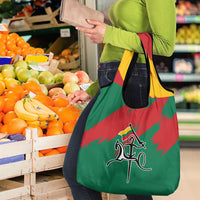 Lithuania Emblem Grocery Bag National Symbol with Traditional Patterns