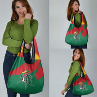 Lithuania Emblem Grocery Bag National Symbol with Traditional Patterns