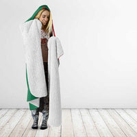 Lithuania Emblem Hooded Blanket National Symbol with Traditional Patterns