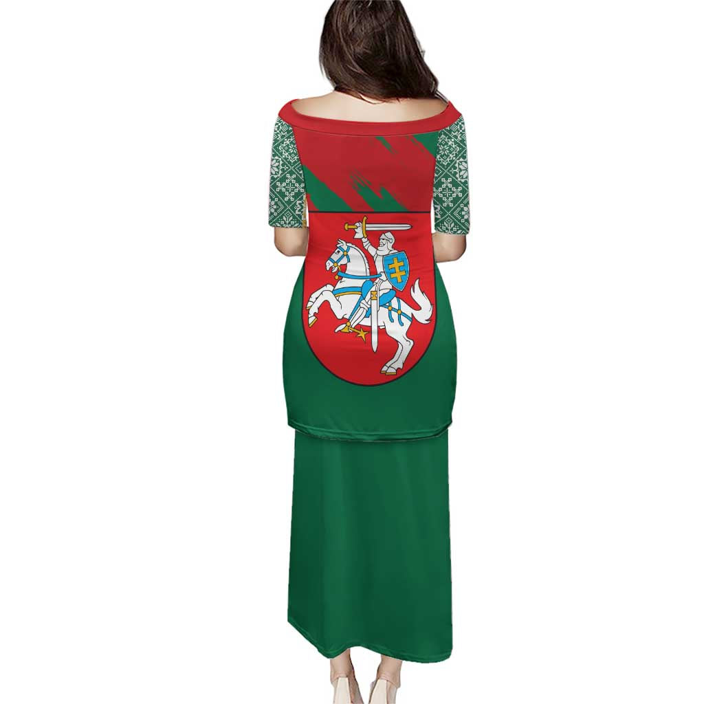 Lithuania Emblem Puletasi National Symbol with Traditional Patterns