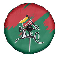 Lithuania Emblem Spare Tire Cover National Symbol with Traditional Patterns