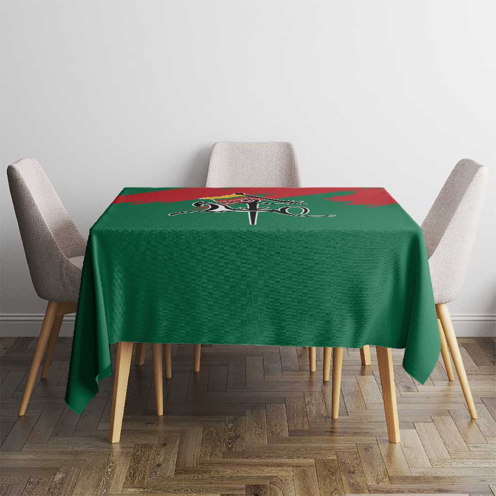 Lithuania Emblem Tablecloth National Symbol with Traditional Patterns